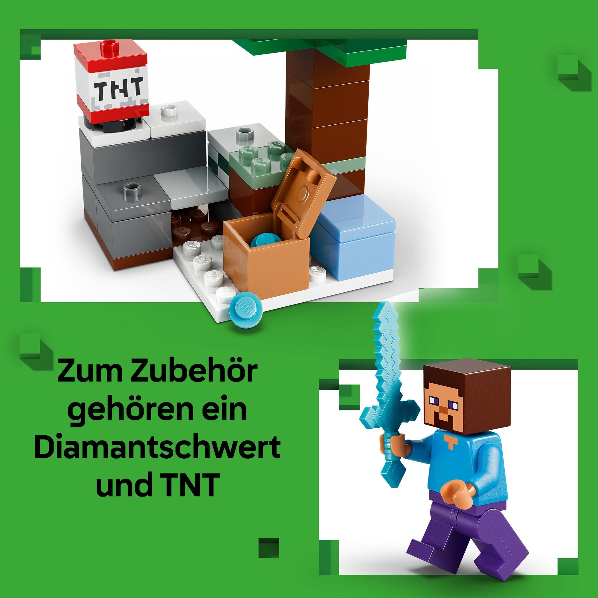 LEGO - Minecraft 21583 Steves Abenteuer der Taiga - ab 6 Jahren
