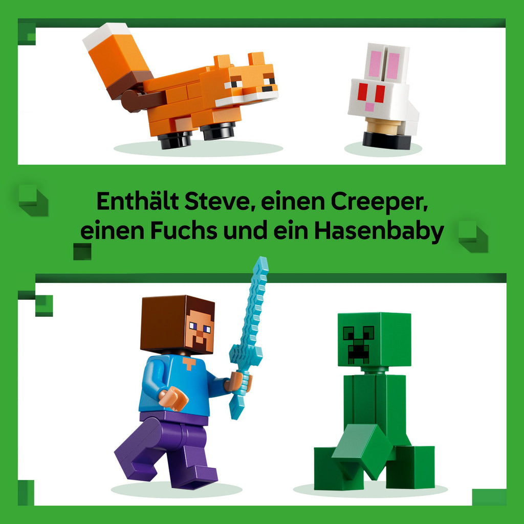 LEGO - Minecraft 21583 Steves Abenteuer der Taiga - ab 6 Jahren