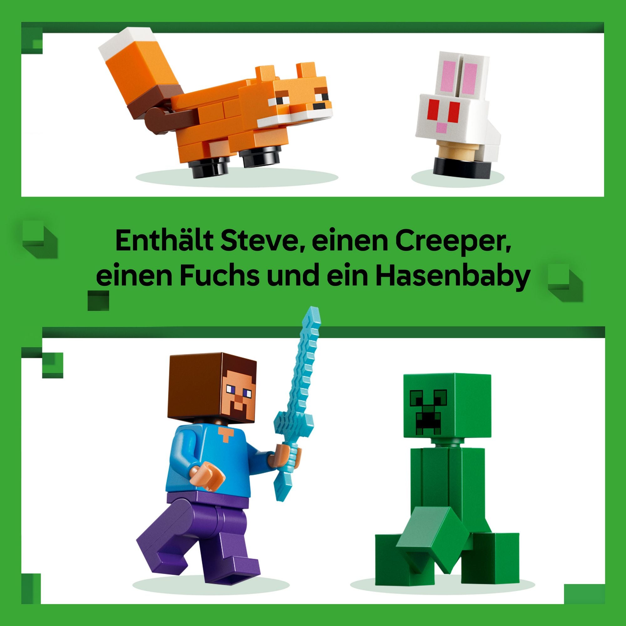 LEGO - Minecraft 21583 Steves Abenteuer der Taiga - ab 6 Jahren
