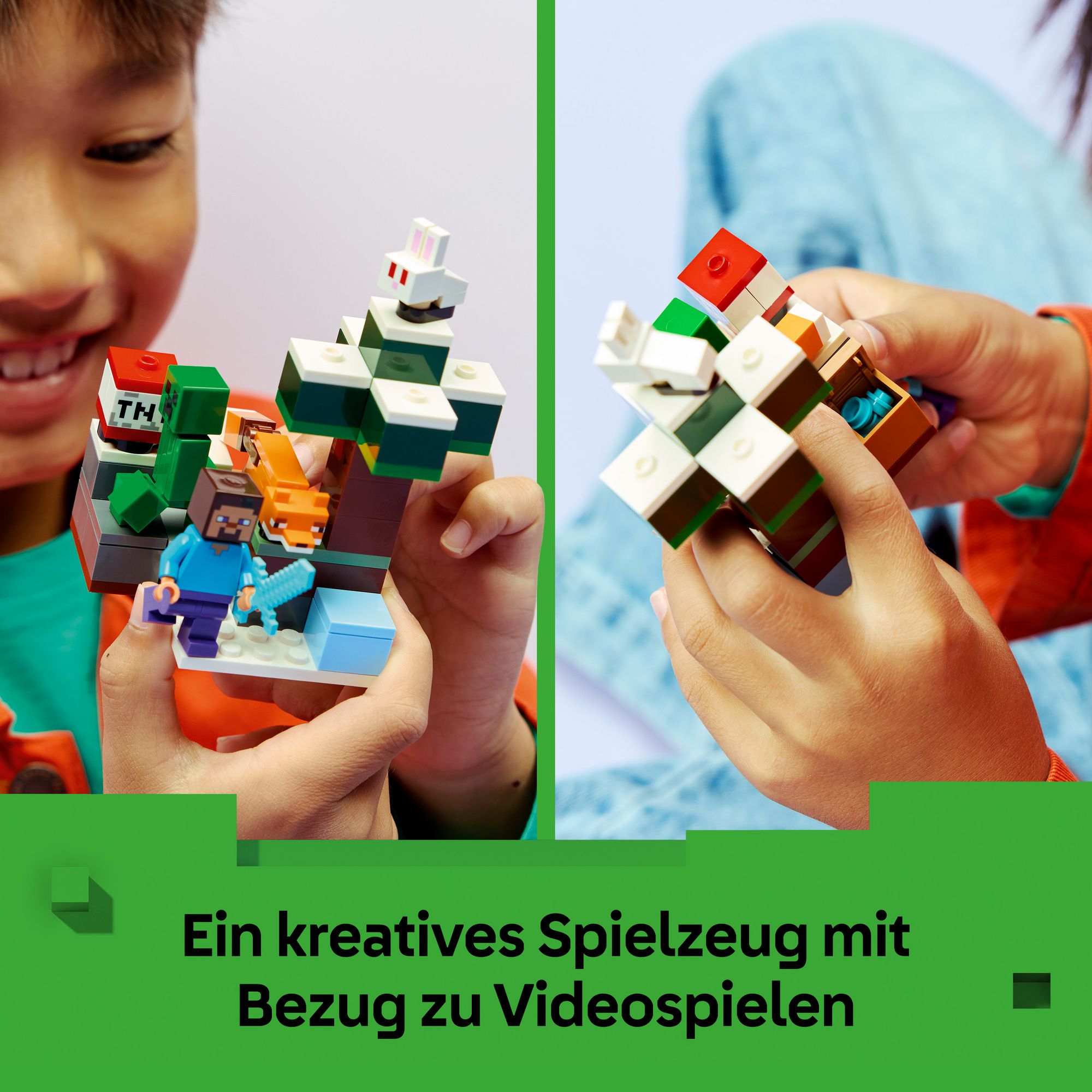 LEGO - Minecraft 21583 Steves Abenteuer der Taiga - ab 6 Jahren