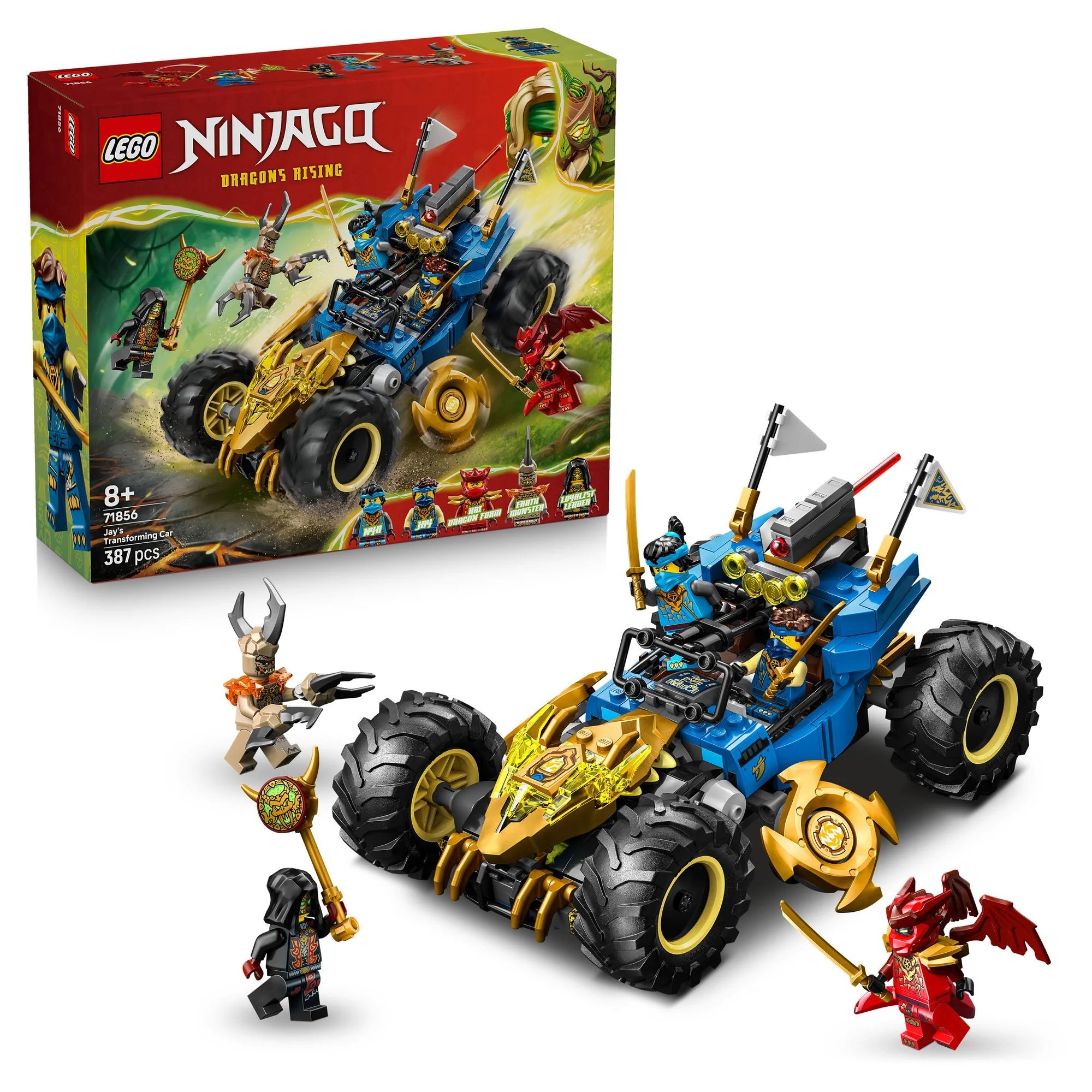 LEGO - NINJAGO 71856 Jays Transformationsflitzer - ab 8 Jahren