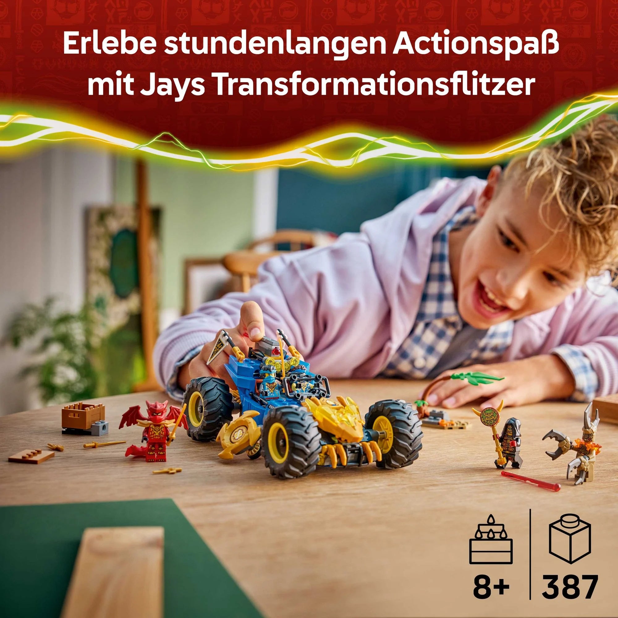 LEGO - NINJAGO 71856 Jays Transformationsflitzer - ab 8 Jahren