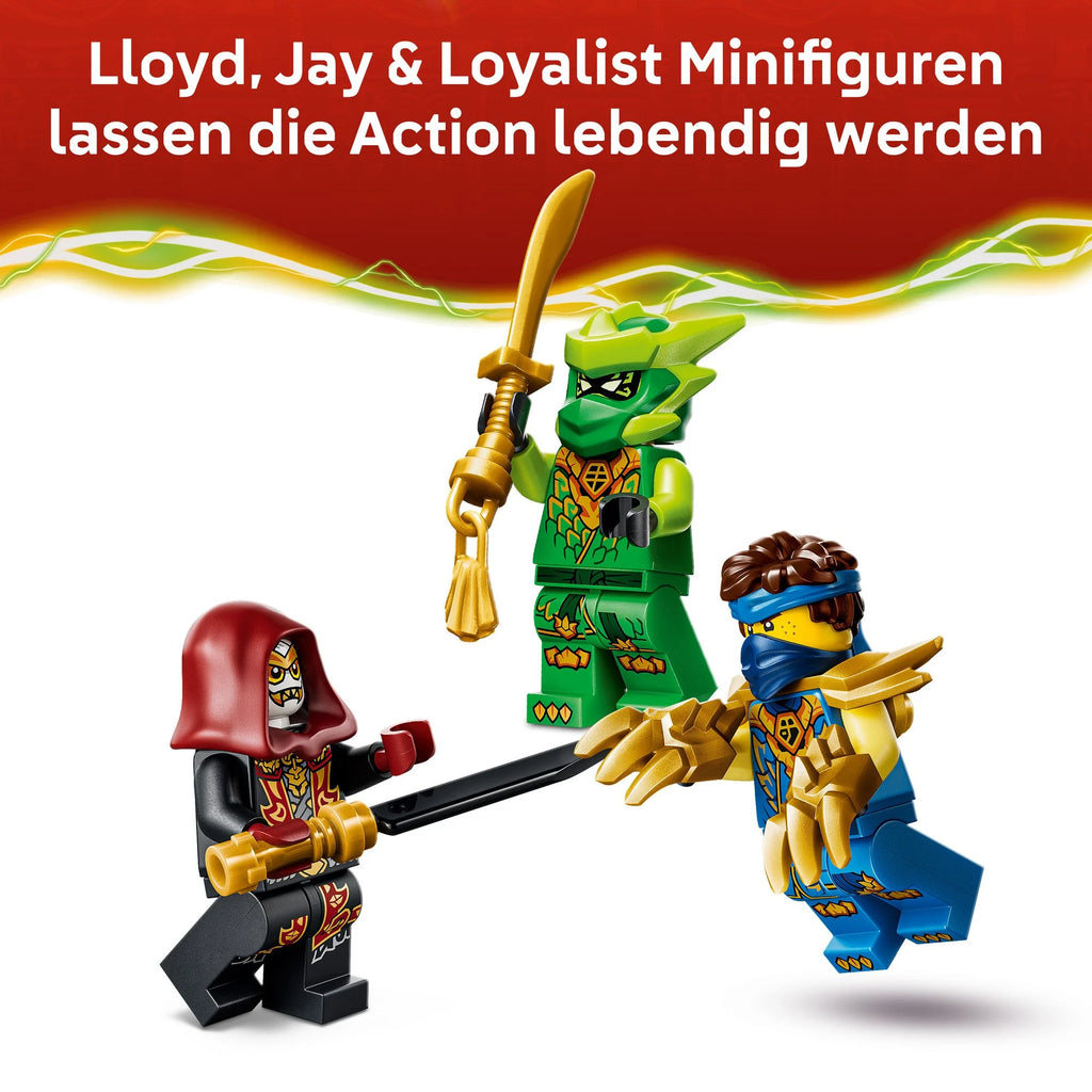 LEGO - NINJAGO 71862 Lloyds Drachen-Mech Battle Set, Spielset mit Actionfigur und 3 Minifiguren - ab 6 Jahren