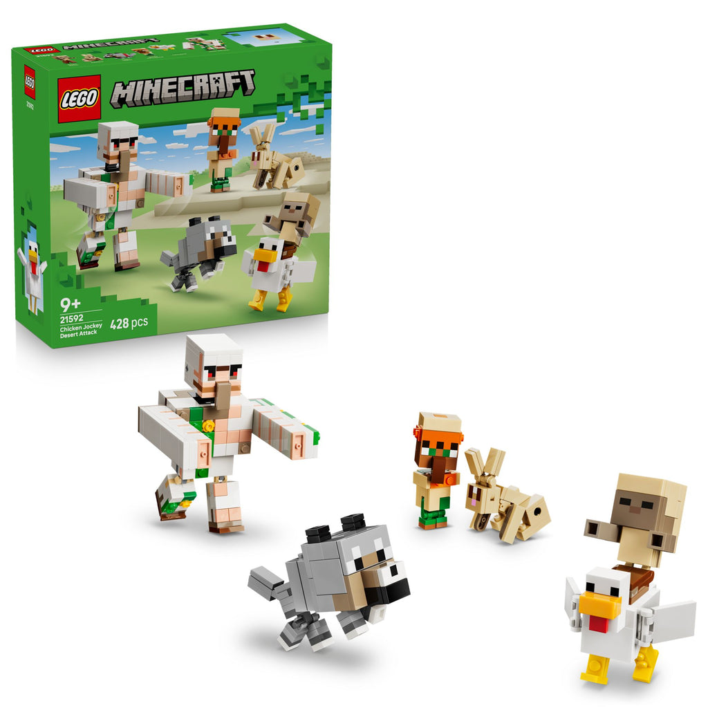 LEGO - Minecraft 21592 Angriff des Hühnerreiters in der Wüste - ab 9 Jahren