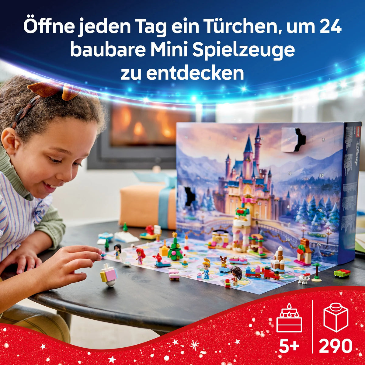 Adventskalender - LEGO - Disney Princess 43298 - für Kinder ab 5 Jahren