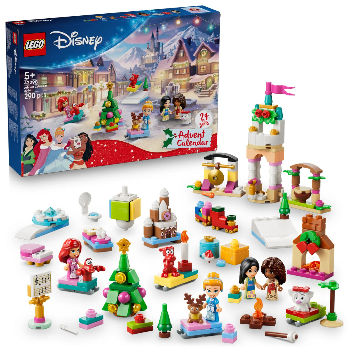 Adventskalender - LEGO - Disney Princess 43298 - für Kinder ab 5 Jahren