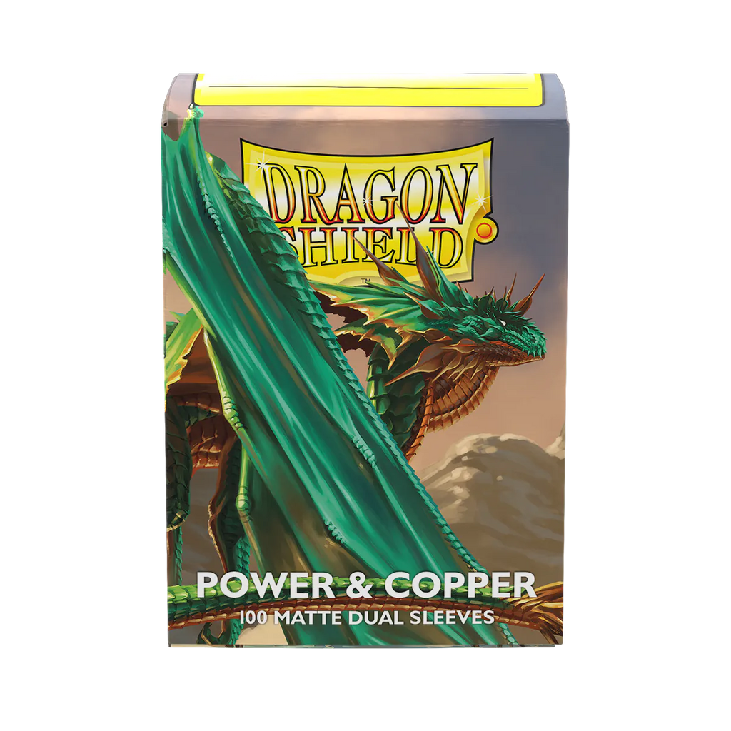 DS - Standard Dual Sleeves - Power & Copper [Matte] - (100 Sleeves)