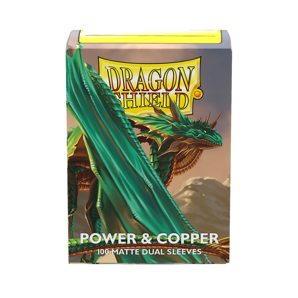 DS - Standard Dual Sleeves - Power & Copper [Matte] - (100 Sleeves)