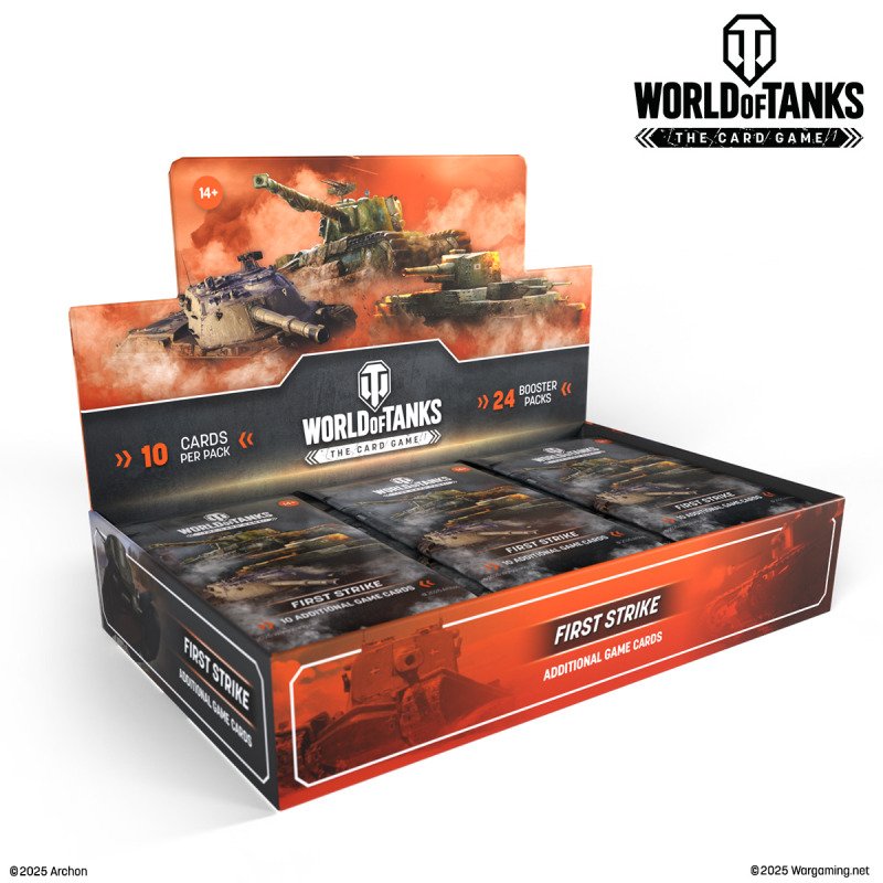 World of Tanks TCG - First Strike Booster Display (24 Boosters) - EN