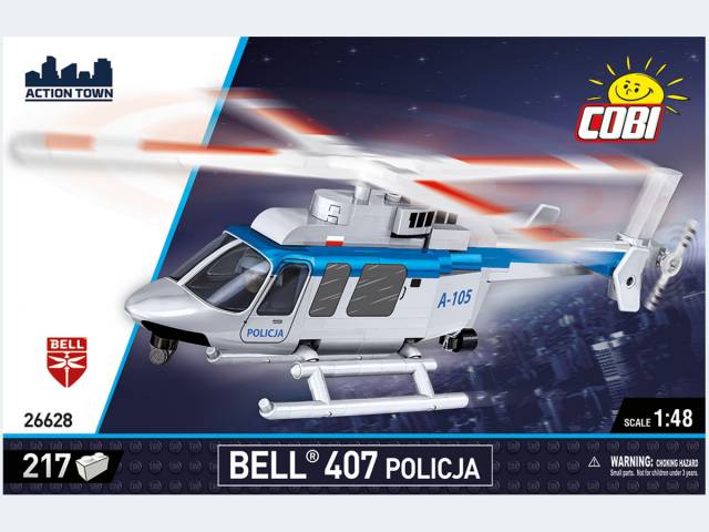 COBI Civil Aircraft Bell 407 Police 1:48 - 217T