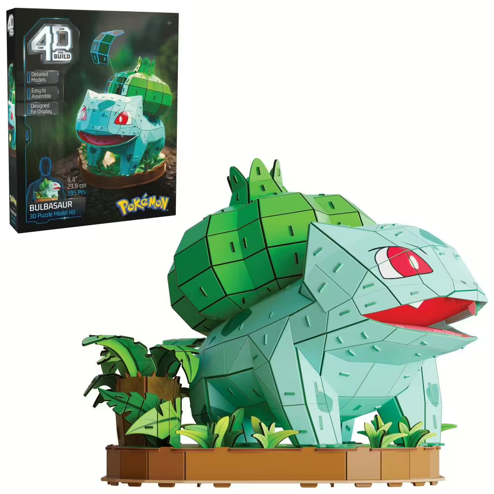 Spin Master - Bisasam 4D Build Puzzle - Pokémon - ab 12 Jahren