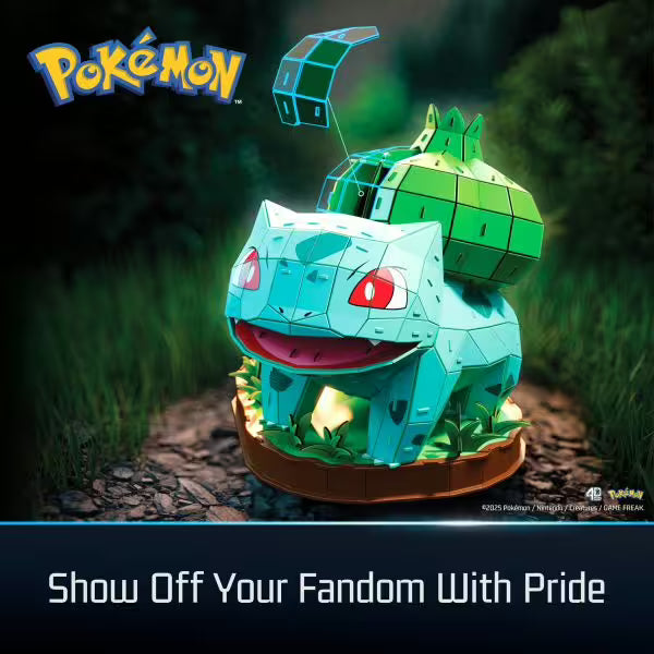 Spin Master - Bisasam 4D Build Puzzle - Pokémon - ab 12 Jahren