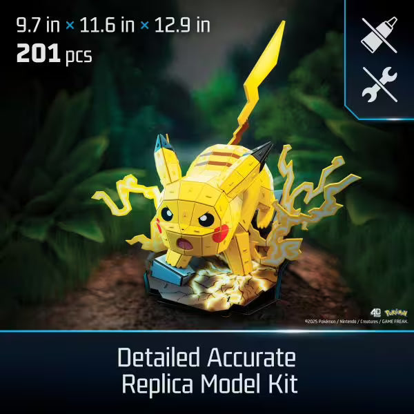 Spin Master - Pikachu 4D Build Puzzle - Pokémon - ab 12 Jahren