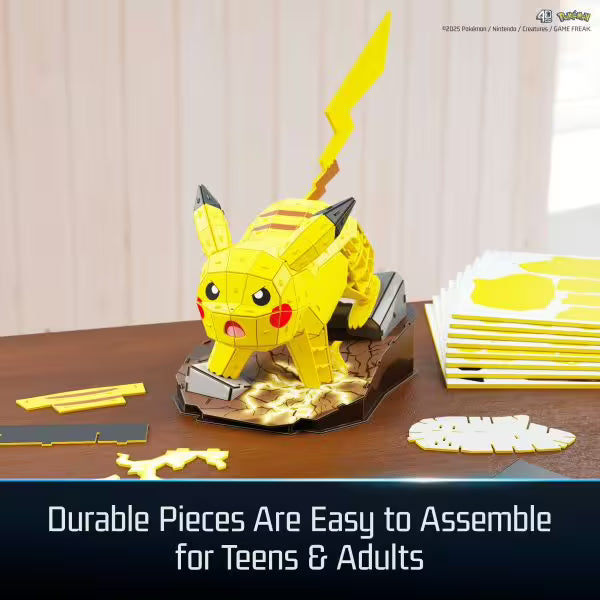 Spin Master - Pikachu 4D Build Puzzle - Pokémon - ab 12 Jahren