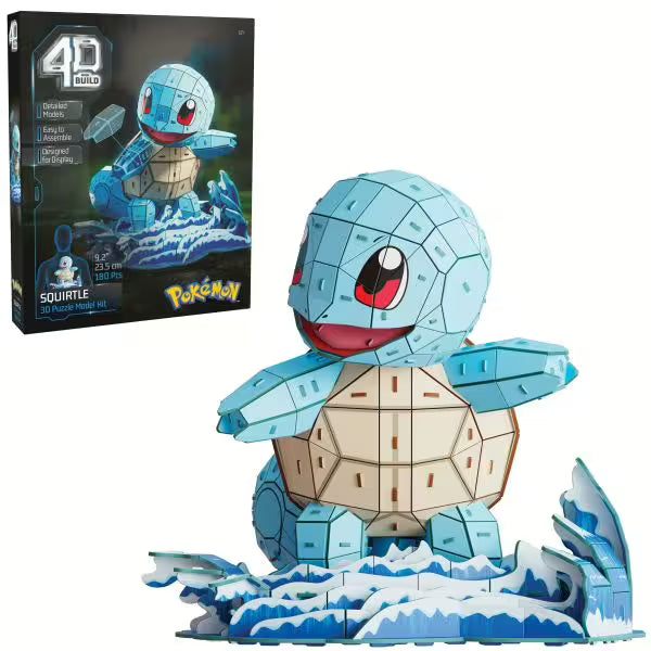 Spin Master - Schiggy 4D Build Puzzle - Pokémon - ab 12 Jahren