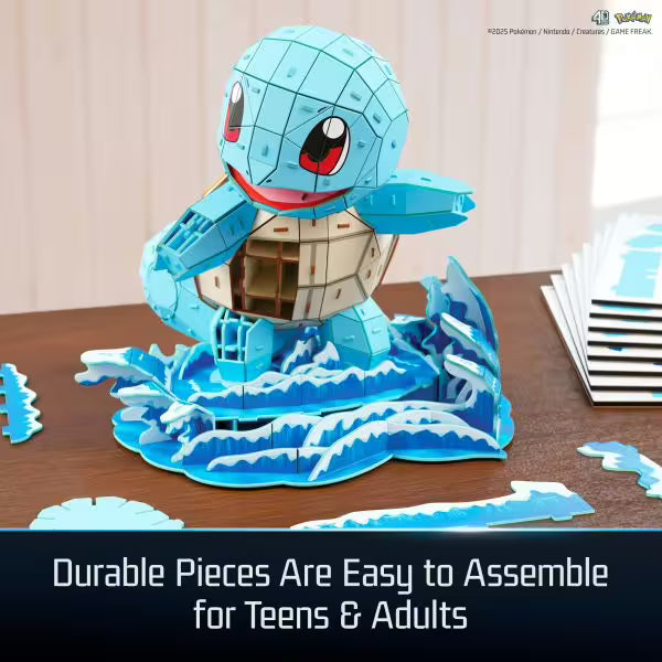 Spin Master - Schiggy 4D Build Puzzle - Pokémon - ab 12 Jahren