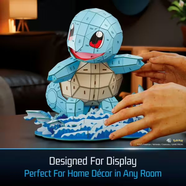 Spin Master - Schiggy 4D Build Puzzle - Pokémon - ab 12 Jahren