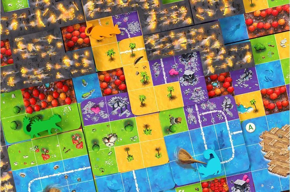 Los zum Floß - kooperatives Brettspiel - ab 10 Jahren
