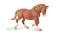 CollectA - 80008 - BRETONISCHES ZUGPFERD HENGST FUCHS (XL)