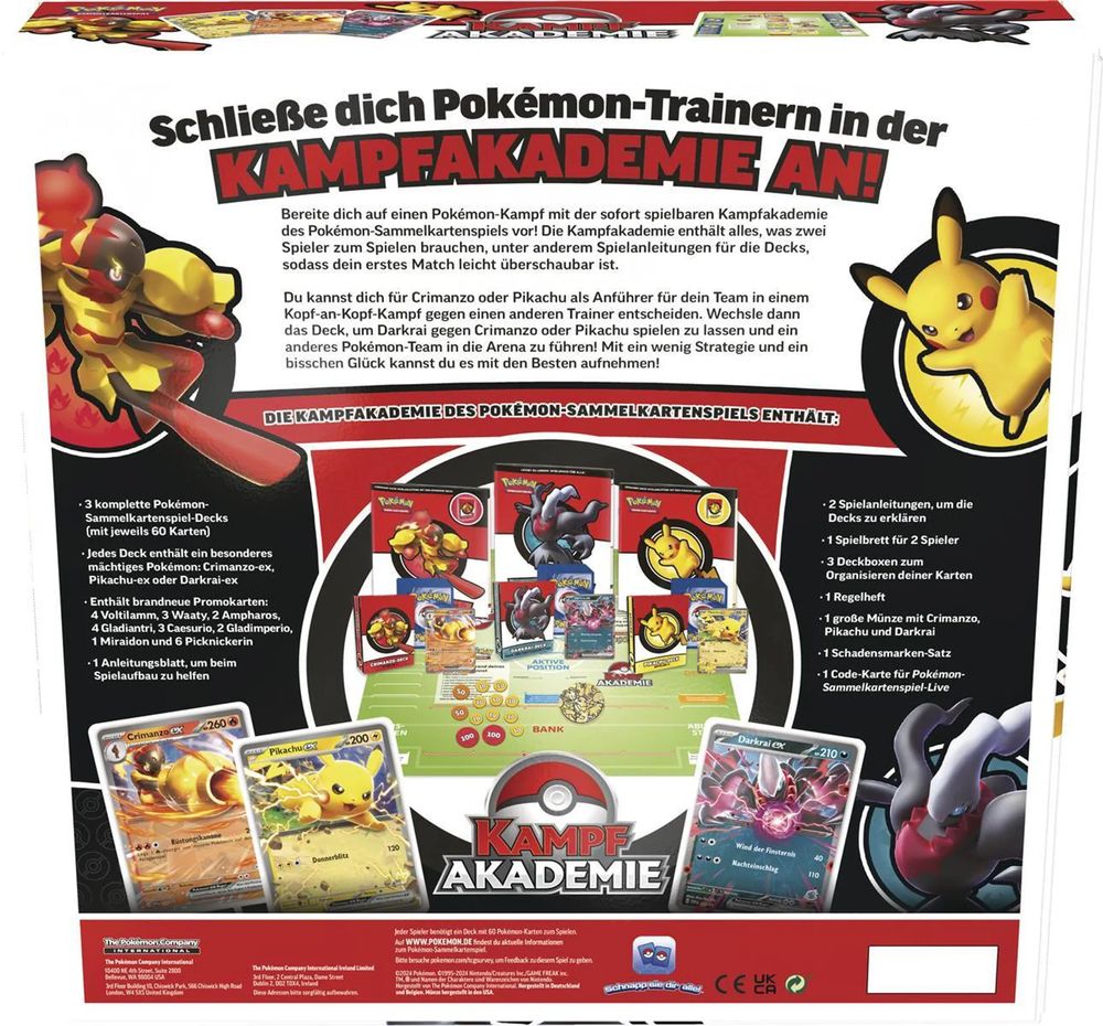 Pokémon TCG - Starter Set - Kampfakademie - Deutsch