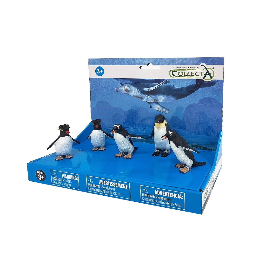 CollectA - 84061 - 5 ST PINGUIN SET PLATFORM