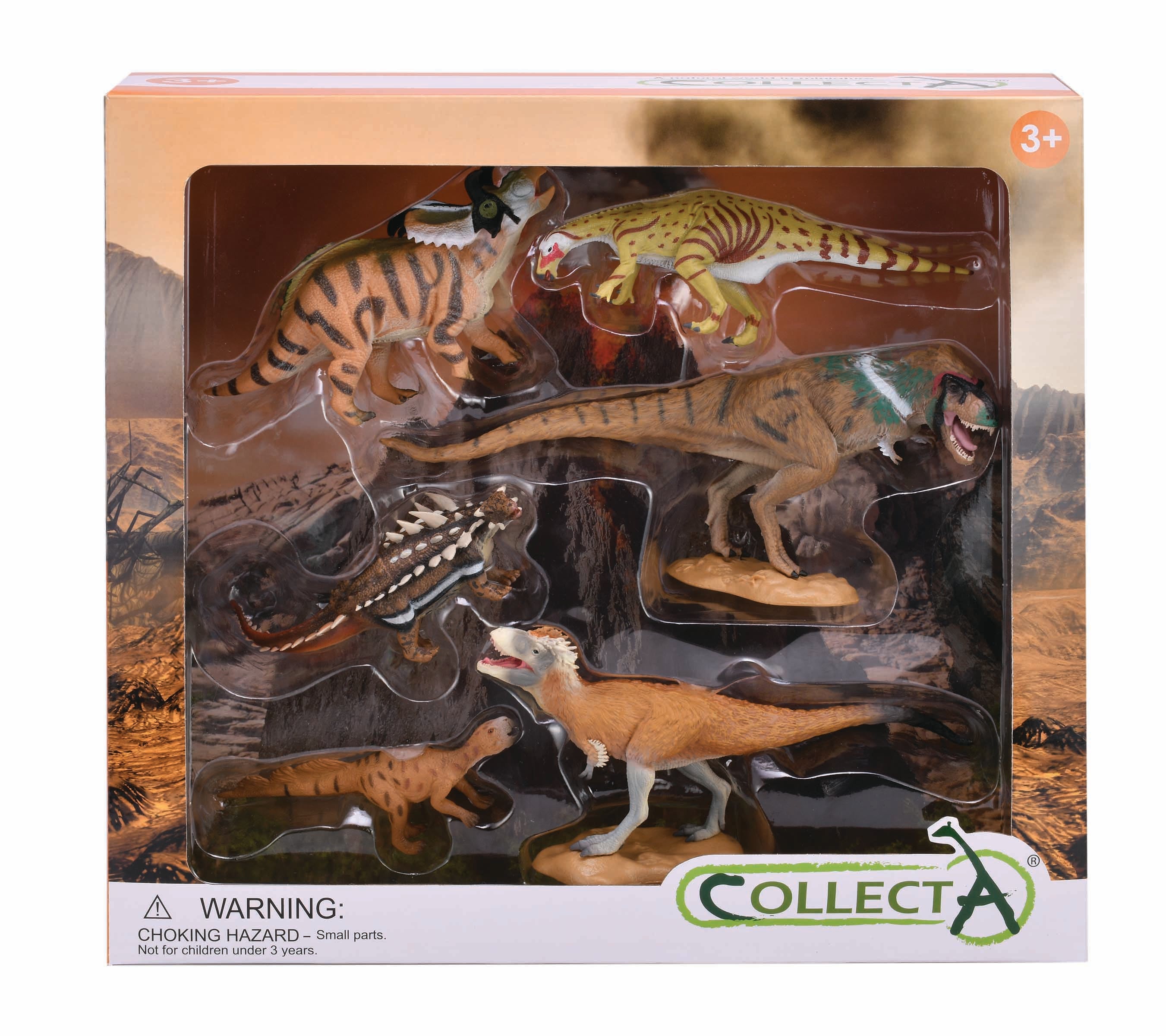 CollectA - 84097 - 6 ST. DINOSAURIER SET, WINDOW BOX