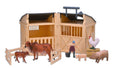 CollectA - 84137 - * 8 ST SCHEUNEN-SPIELSET MIT BAUER,  BAUERNHOF-TIEREN UND ZUBEHÖR IN WINDOW BOX