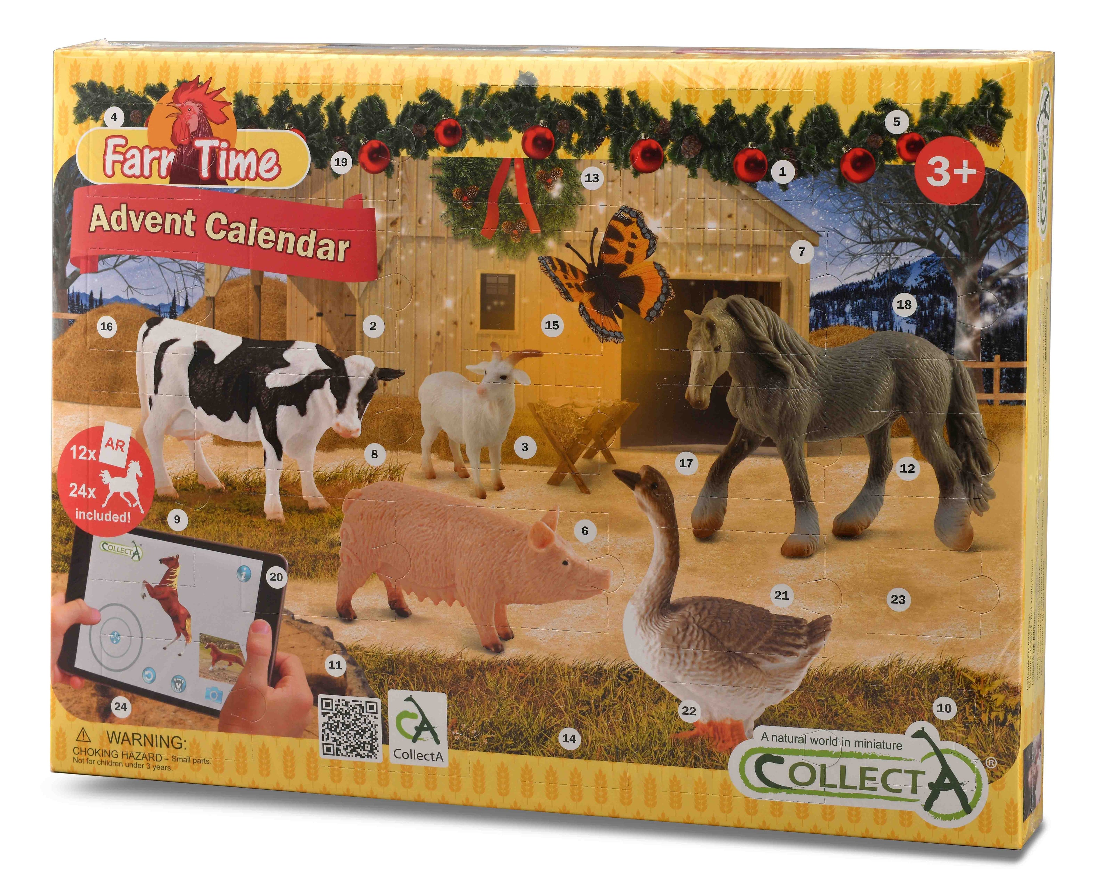 CollectA - 84178 - * ADVENTSKALENDER "PFERDE & BAUERNHOF"