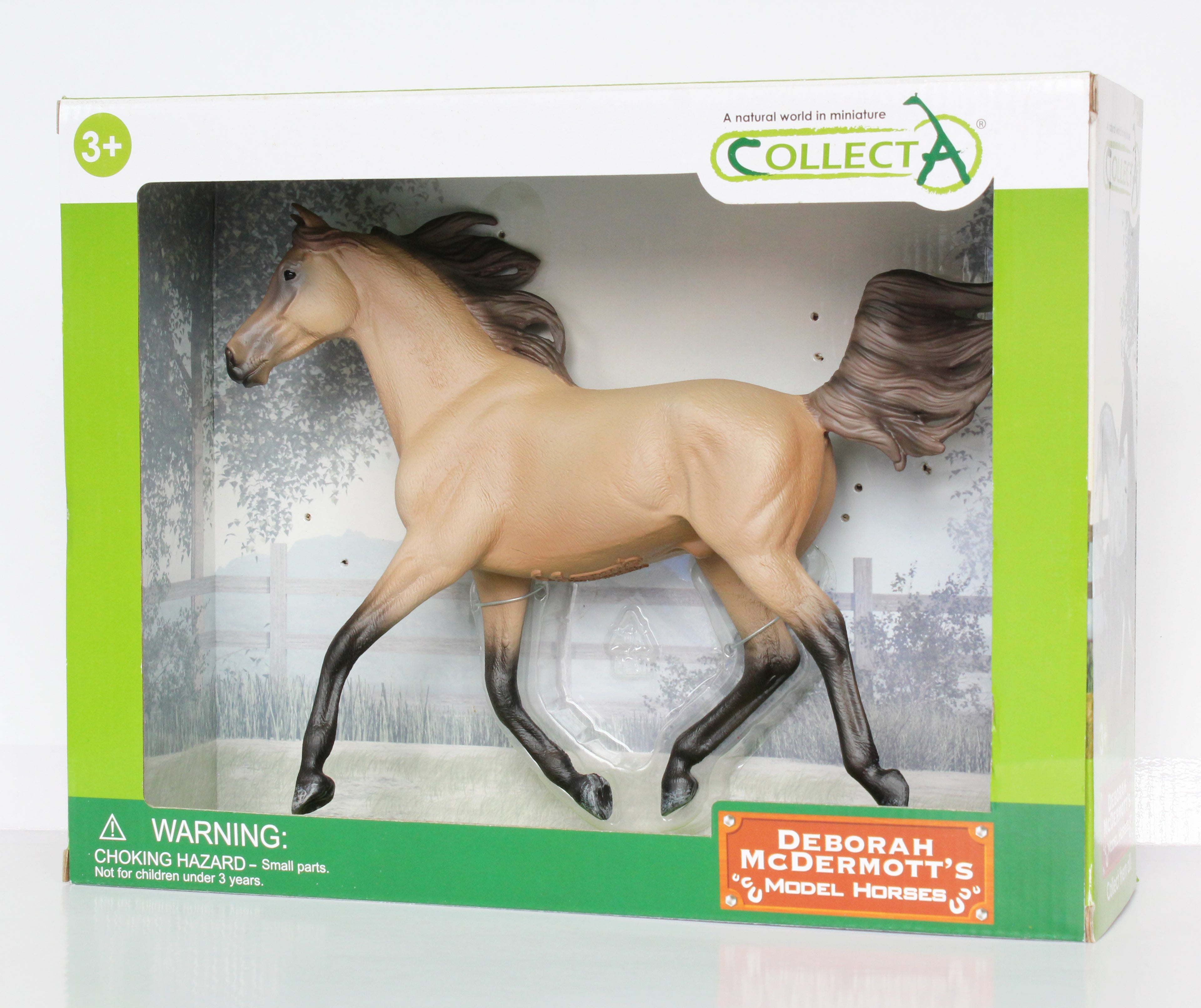 CollectA - 84183 - HALB-ARABER DUNSKIN HENGST (DELUXE) WINDOW-BOX