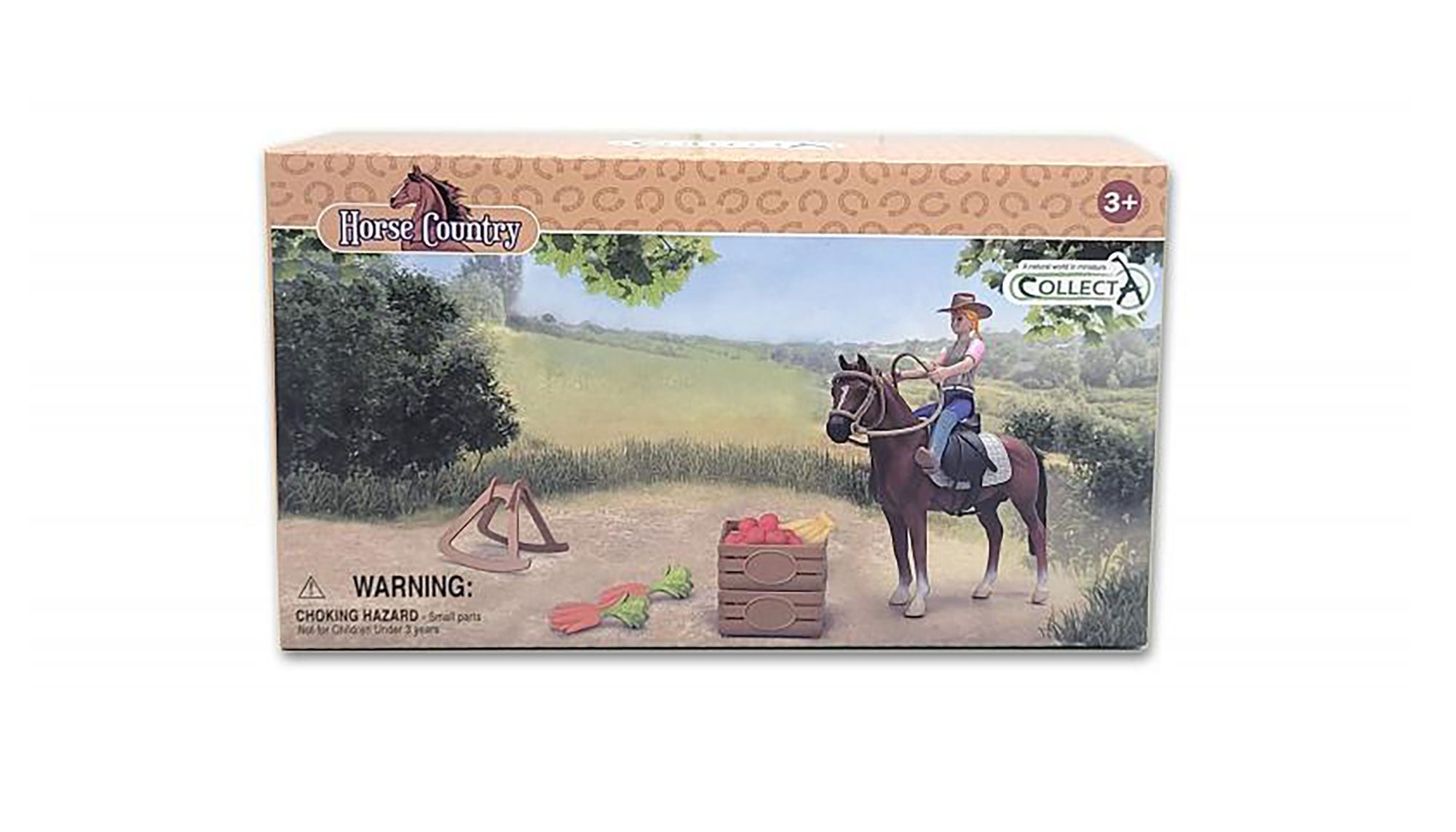 CollectA - 84248 - REITERIN & ZUBEHÖR MIT PFERD BOX-SET