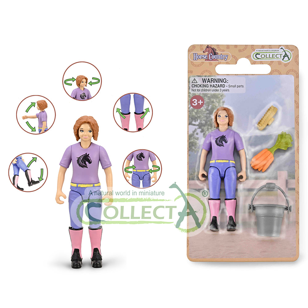CollectA - 84322 - Mädchen-Hobby-Reiterin mit Zubehör (Emma)