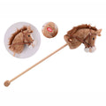 Steckenpferd - Farbe: Beige - mit Sound - 100cm - ab 2 Jahren