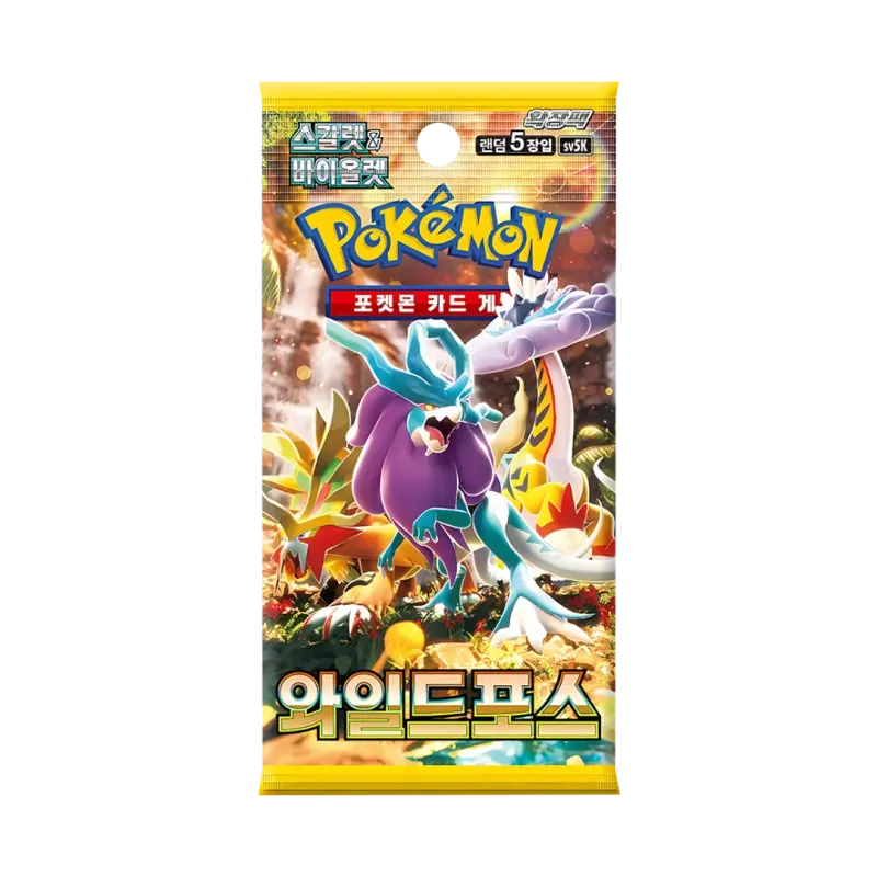 Pokémon TCG - Booster Pack - Wild Force (SV5K) - Koreanisch
