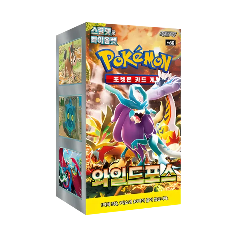 Pokémon TCG - Booster Pack Display - Wild Force (SV5K) - Koreanisch