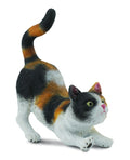 CollectA - 88491 - 3-FARBIGE HAUSKATZE - SICH STRECKEND (S)