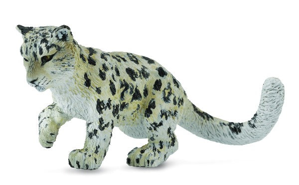CollectA - 88497 - SCHNEELEOPARDJUNGES - SPIELEND (M)