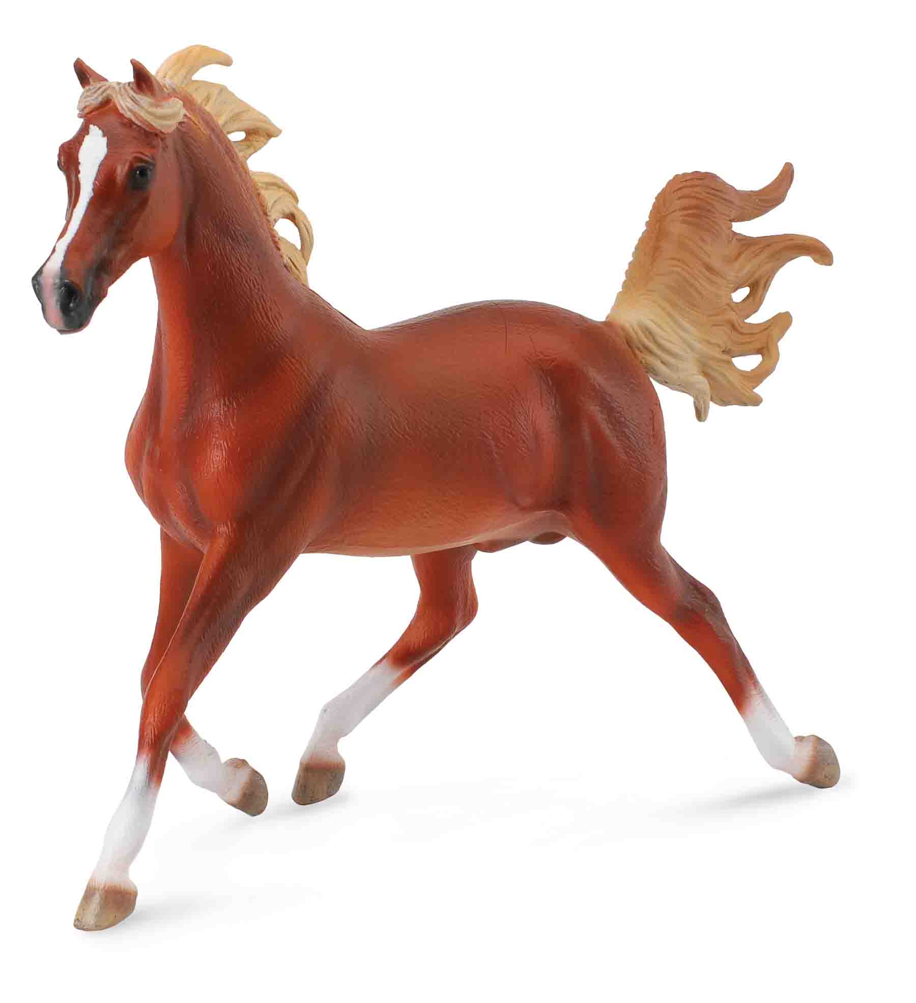 CollectA - 88538 - ARABER HENGST KASTANIENBRAUN 1:12 (DELUXE)