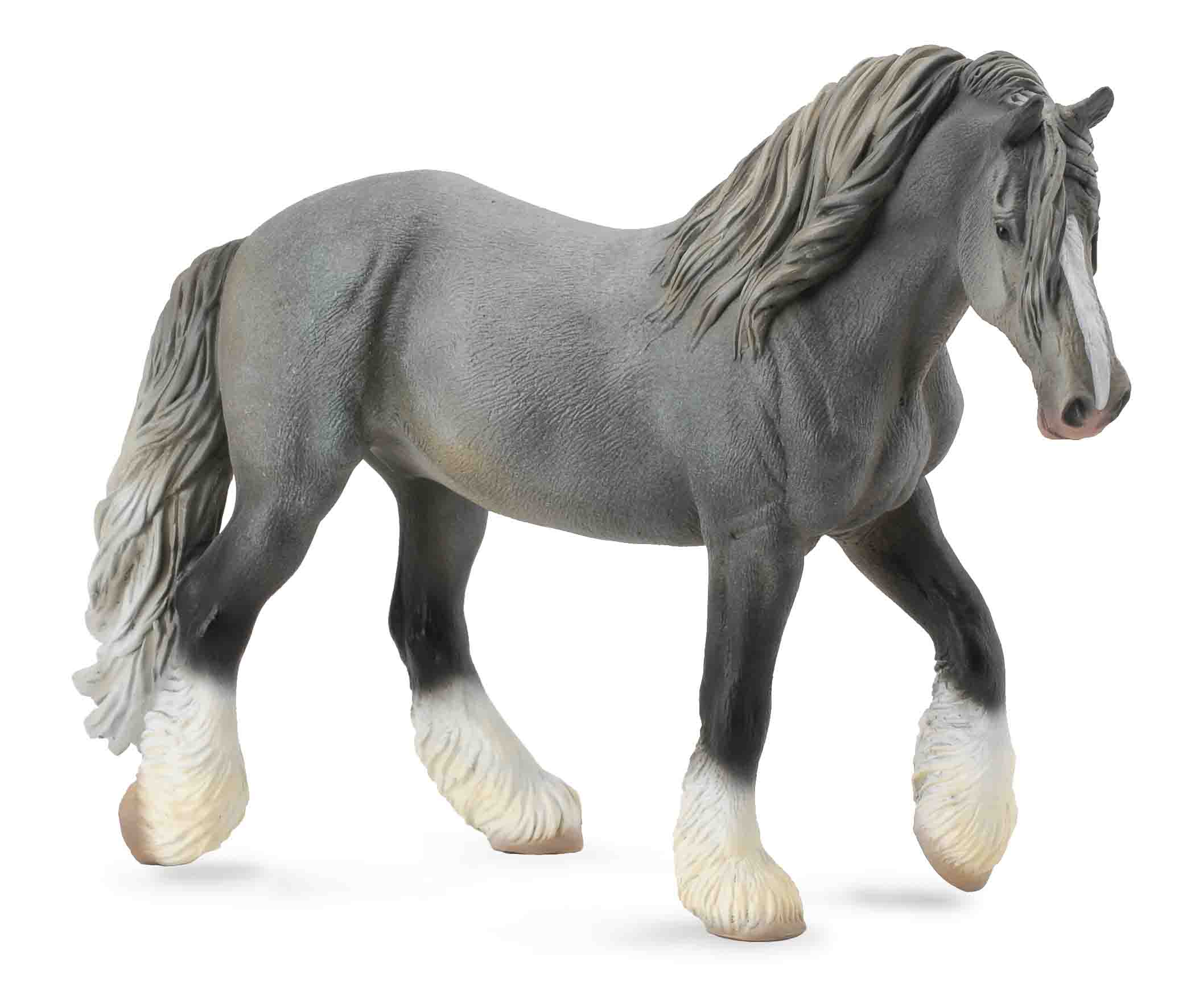 CollectA - 88574 - SHIRE HORSE STUTE GRAU (XL)