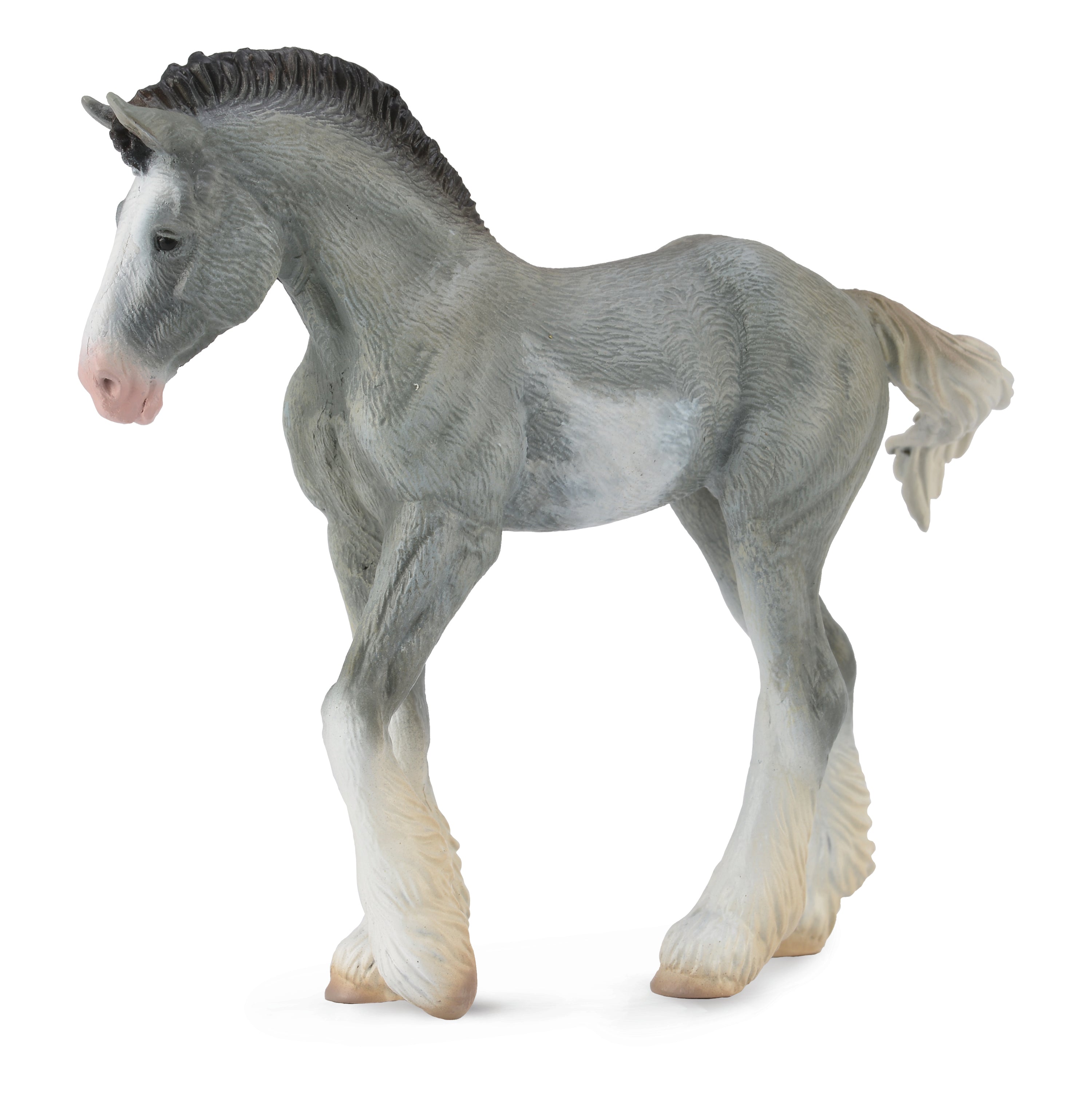 CollectA - 88626 - CLYZDESDALE FOHLEN SABINO-SCHWARZ-ROT-GRAU (M)