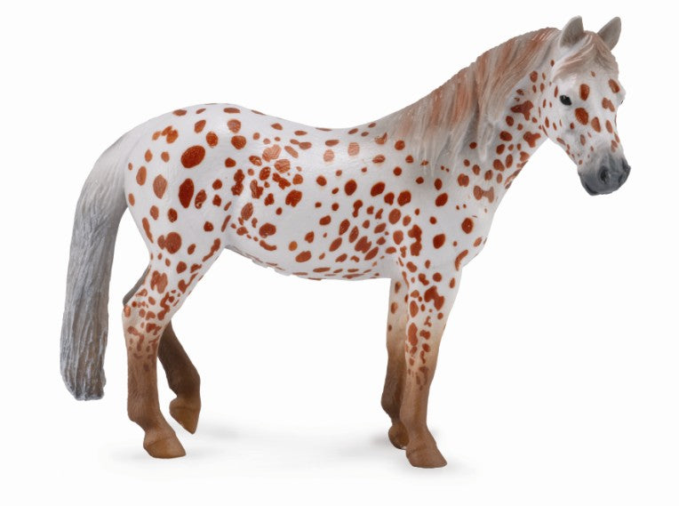 CollectA - 88750 - BRITISH SPOTTED PONYSTUTE CHESTNUT-LEOPARDFARBEN (XL)