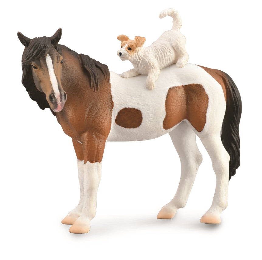 CollectA - 88891 - SCHMUSEPONY MIT SEINEM HUNDEFREUND (XL)