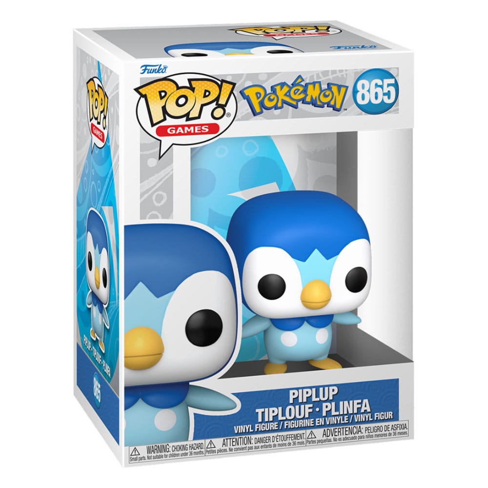 Pokémon POP! Games Vinyl Figur Piplup (EMEA) 9 cm