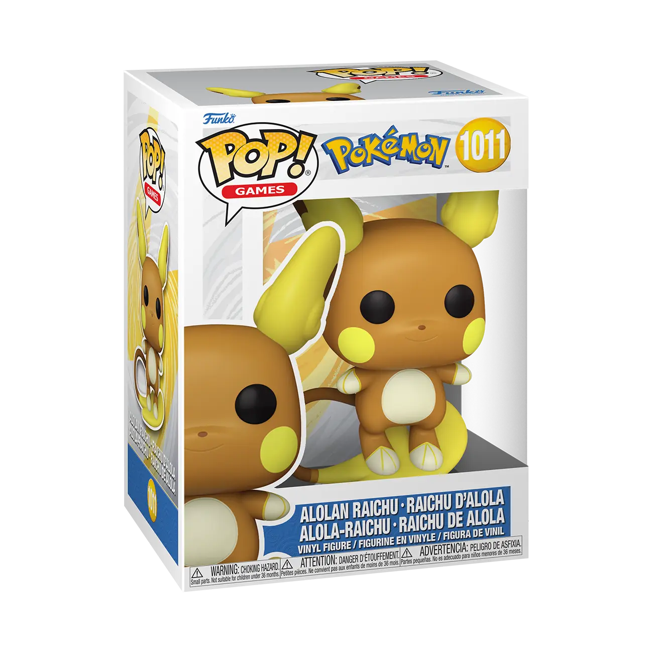 Pokémon POP! Games Vinyl Figur Alolan Raichu 9 cm