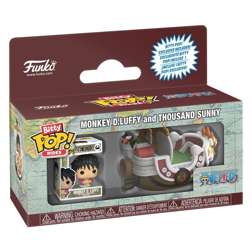 One Piece Bitty POP! Ride Vinyl Figur Thousand Sunny w/Luffy 2,5 cm