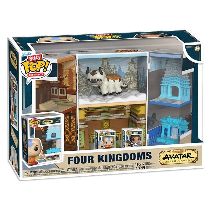 Avatar Der Herr der Elemente Bitty POP! Bitty Box Display mit 2 Vinyl Figuren Kingdoms