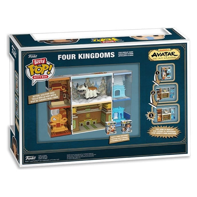 Avatar Der Herr der Elemente Bitty POP! Bitty Box Display mit 2 Vinyl Figuren Kingdoms