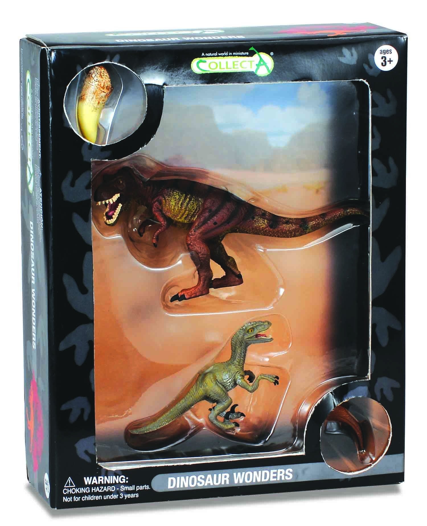CollectA - 89126 - 2 ST DINOSAURIER WUNDER SET, WINDOW BOX