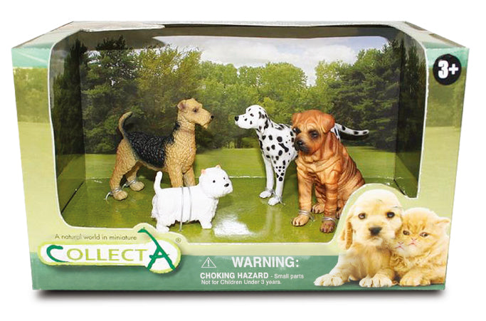 CollectA - 89155 - * 4 ST HUNDE SET OPEN BOX