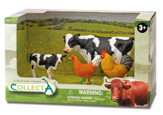 CollectA - 89263 - 4 ST BAUERNHOF-LEBEN SET OPEN BOX