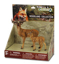 CollectA - 89272 - 2 ST WALDLEBEN HIRSCHE SET PLATFORM